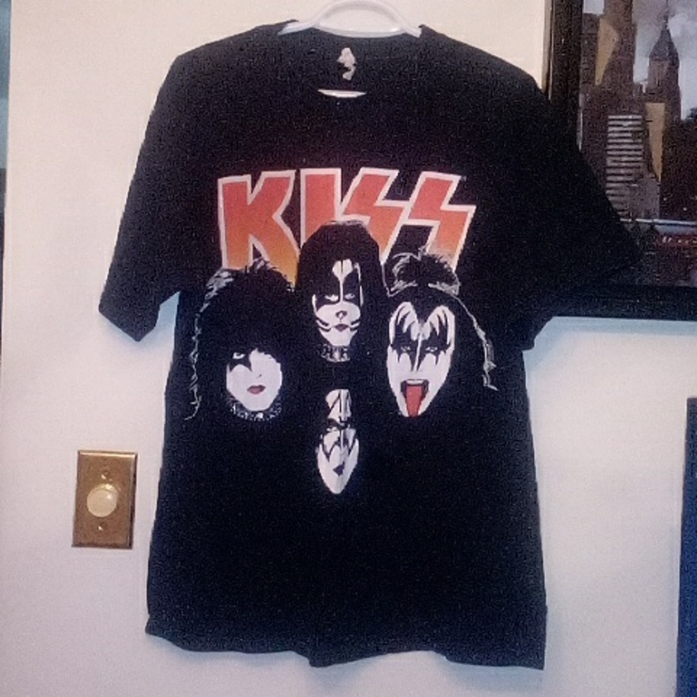 Vintage rock and roll kiss band tee shirt 2009 ILost my mind in Toronto Rock cit